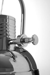 Orsina Industrial Revolution Pendant Light, Chrome Finish Ceiling Light, Statement Industrial Lamp - thumbnail 3