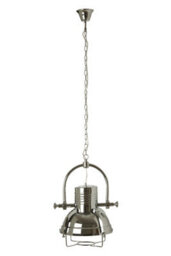 Orsina Industrial Revolution Pendant Light, Chrome Finish Ceiling Light, Statement Industrial Lamp - thumbnail 2