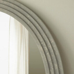 The Online Mirror Shop Delphi Arched Shape Mirror With Stepped Design & Stoneeffect Of H 170 X W 80 Cm - thumbnail 2