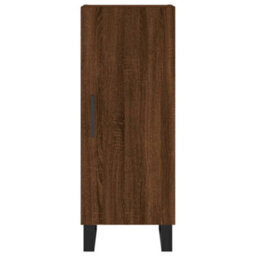 Berkfield Sideboard Brown Oak 34.5X34X90 Cm Engineered Wood - thumbnail 6