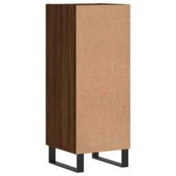 Berkfield Sideboard Brown Oak 34.5X34X90 Cm Engineered Wood - thumbnail 8