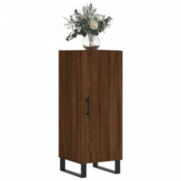Berkfield Sideboard Brown Oak 34.5X34X90 Cm Engineered Wood - thumbnail 3