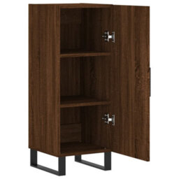 Berkfield Sideboard Brown Oak 34.5X34X90 Cm Engineered Wood - thumbnail 5