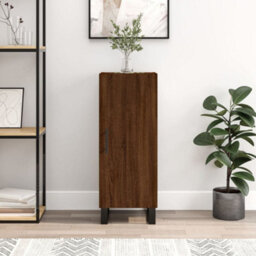 Berkfield Sideboard Brown Oak 34.5X34X90 Cm Engineered Wood - thumbnail 1