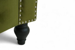 Velvet Sage Green 2 Seater Chesterfield Sofa Richmond - thumbnail 2