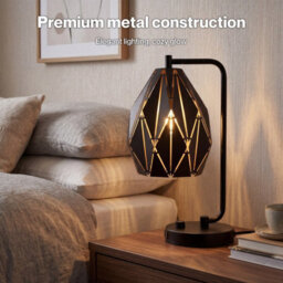 Emitto Ceiling Light Shade Pendant Metal Lampshade Easy Fit Geometric - thumbnail 7