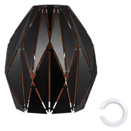 Emitto Ceiling Light Shade Pendant Metal Lampshade Easy Fit Geometric - thumbnail 3
