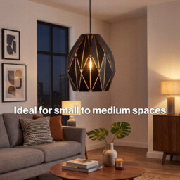 Emitto Ceiling Light Shade Pendant Metal Lampshade Easy Fit Geometric - thumbnail 6