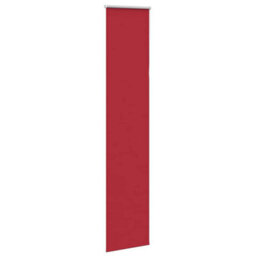 Berkfield Roller Blind Blackout Red 40X210 Cm Fabric Width 35.7 Cm Polyester - thumbnail 3