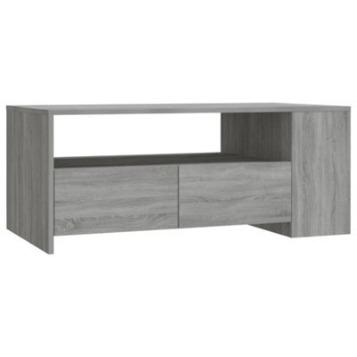 Berkfield Decorative Coffee Table Grey Sonoma 102X55X42 Cm Engineered Wood - image 1