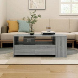 Berkfield Decorative Coffee Table Grey Sonoma 102X55X42 Cm Engineered Wood - thumbnail 2