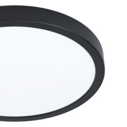 Eglo Fueva 6-Z Smart Control Rgb Ip44 Plastic Ceiling Light, 27.8Cm Black - thumbnail 3