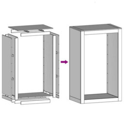 Walplus Firewood Rack Black 60X40X100 Cm Steel - thumbnail 8