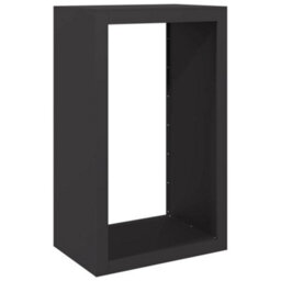Walplus Firewood Rack Black 60X40X100 Cm Steel - thumbnail 6
