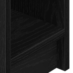 Berkfield Bedside Cabinet With Drawer Black Oak 20X36X60 Cm - thumbnail 9