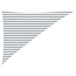 Walplus Sun Shade Sail Light Grey And White 3 X 4 X 5 M - thumbnail 2