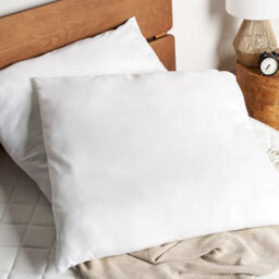 Wyld And Coco Two-Pack White Microfibre Pillows 80 X 80 Cm Polyester Filling High Profile - thumbnail 2