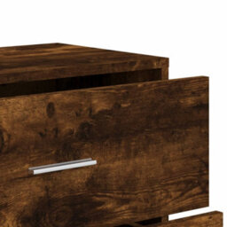 Berkfield Sideboard Smoked Oak 60X31X84 Cm Engineered Wood - thumbnail 8