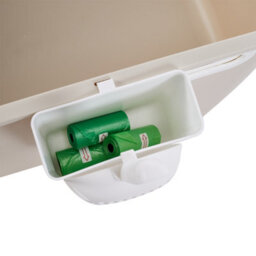 Thehotsale Extra-Large Open-Top Cat Litter Box With Staircase And Waste Bin 64 Cm W X 85.6 Cm D X 34 Cm H - thumbnail 6