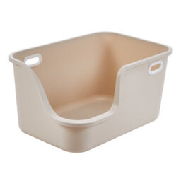 Thehotsale Extra-Large Open-Top Cat Litter Box With Staircase And Waste Bin 64 Cm W X 85.6 Cm D X 34 Cm H - thumbnail 4