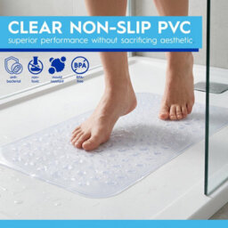 Harbour Housewares Non-Slip Shower Mat - 70 X 37Cm - thumbnail 2