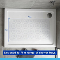 Harbour Housewares Non-Slip Shower Mat - 70 X 37Cm - thumbnail 5
