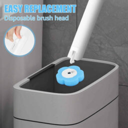 18 Piece Disposable Toilet Brush Head Kit ,deep Clean System With Sleek Storage Caddy , Hygienic And Hassle Free Bathroom Cleaning - thumbnail 6