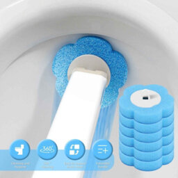 18 Piece Disposable Toilet Brush Head Kit ,deep Clean System With Sleek Storage Caddy , Hygienic And Hassle Free Bathroom Cleaning - thumbnail 7
