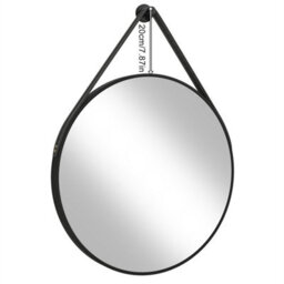 Artloge 700mm Round Wall Mirror Bathroom Bedroom Makeup Dressing Circle Mirror Classic, Black - thumbnail 3
