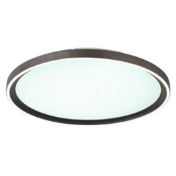 Luminosa Lighting Luminosa Dublin 40Cm Integrated Led Semi Flush Ceiling Light Grey Led Dimmable 2700-6000K Remote Control - thumbnail 5