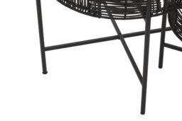 Orsina Batu Set Of 2 Black Rattan Side Tables - thumbnail 5