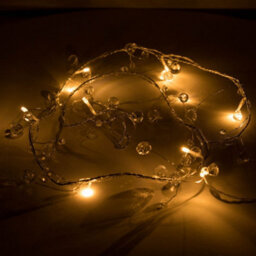 Valuelights Plastic Diamond Jems White Indoor Christmas String Light - thumbnail 7