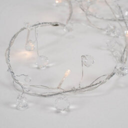 Valuelights Plastic Diamond Jems White Indoor Christmas String Light - thumbnail 6