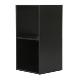 Jane - 2X1 Bookcase - Cube Storage Boxes (Black) - thumbnail 5