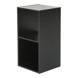 Jane - 2X1 Bookcase - Cube Storage Boxes (Black) - thumbnail 7