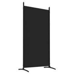 Walplus 4-Panel Room Divider Black 346X180 Cm Fabric - thumbnail 6