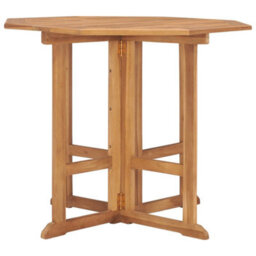 Vidaxl Folding Garden Dining Table 90X90X75 Cm Solid Teak Wood - thumbnail 3