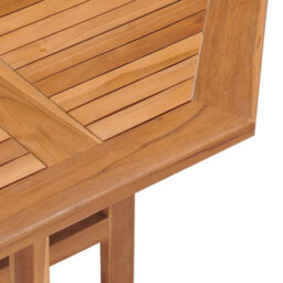Vidaxl Folding Garden Dining Table 90X90X75 Cm Solid Teak Wood - thumbnail 6