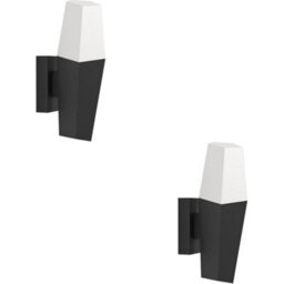 Loops 2 Pack Stylish Modern Black Wall Light For Indoor Spaces - Enhance Your Home Decor - thumbnail 1