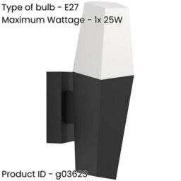 Loops 2 Pack Stylish Modern Black Wall Light For Indoor Spaces - Enhance Your Home Decor - thumbnail 2
