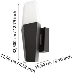 Loops 2 Pack Stylish Modern Black Wall Light For Indoor Spaces - Enhance Your Home Decor - thumbnail 5