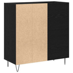 Walplus Record Cabinet Black Oak 85 X 38 X 89 Cm Engineered Wood - thumbnail 7