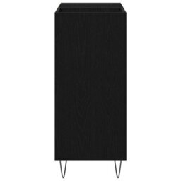 Walplus Record Cabinet Black Oak 85 X 38 X 89 Cm Engineered Wood - thumbnail 6