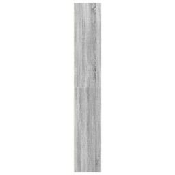 Berkfield Bookcase Grey Sonoma 40X30X189 Cm Engineered Wood - thumbnail 5
