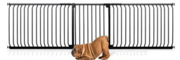 Bettacare Elite Pressure Dog Gate, 271Cm - 280Cm, Matt Black, Pressure Fit Pet Gate For Dog And Puppy - thumbnail 1