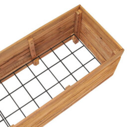 Berkfield Raised Bed 150X40X38 Cm Recycled Teak And Steel - thumbnail 6