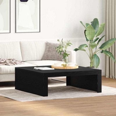 Walplus Coffee Table Black Oak 100 X 100 X 35 Cm Engineered Wood - image 1