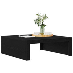 Walplus Coffee Table Black Oak 100 X 100 X 35 Cm Engineered Wood - thumbnail 3