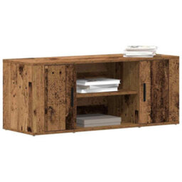Berkfield Tv Cabinet Old Wood 100X35X40 Cm Engineered Wood - thumbnail 3