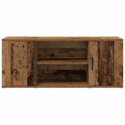 Berkfield Tv Cabinet Old Wood 100X35X40 Cm Engineered Wood - thumbnail 6